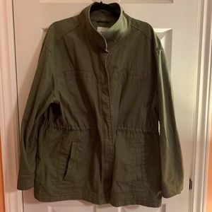 Old Navy Spring/Fall Green Coat XL w interior tie